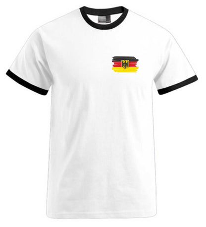 Promodoro Men´s  Kontrast-T mit Aufdruck Deutschland