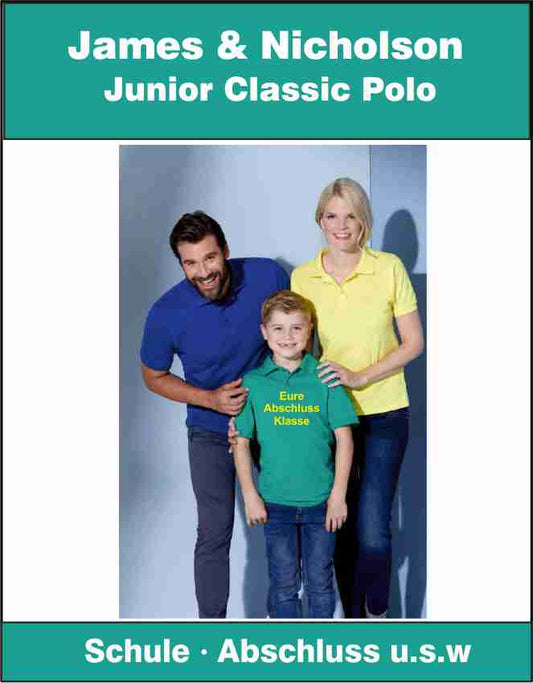 James & Nicholson Junior Classic Polo JN070K