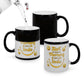 Sublistar® Farbwechseltasse (Zaubertasse) Modell CC, 11oz, C-förmiger Henkel