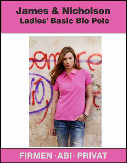 James & Nicholson Ladies' Basic Bio Polo 8009