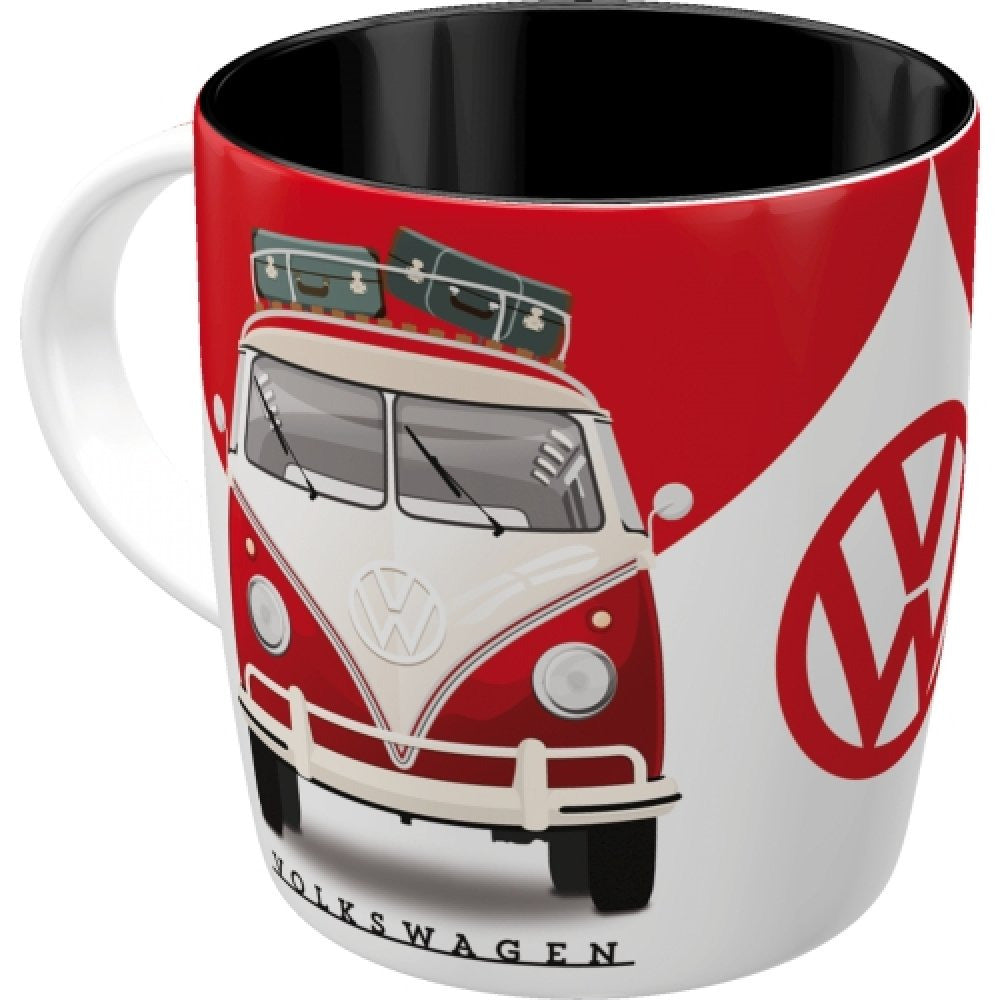 VW Bus -  Bulli Tasse aus stabiler Keramik   - Good in Shape