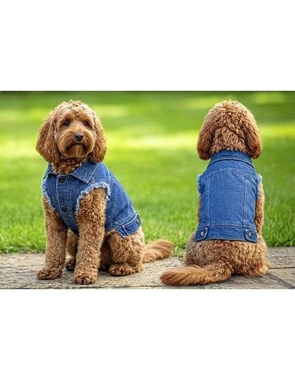 Hunde Jeansjacke