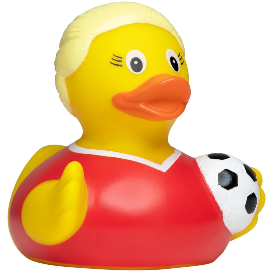 Quietsche-Ente Fußballerin