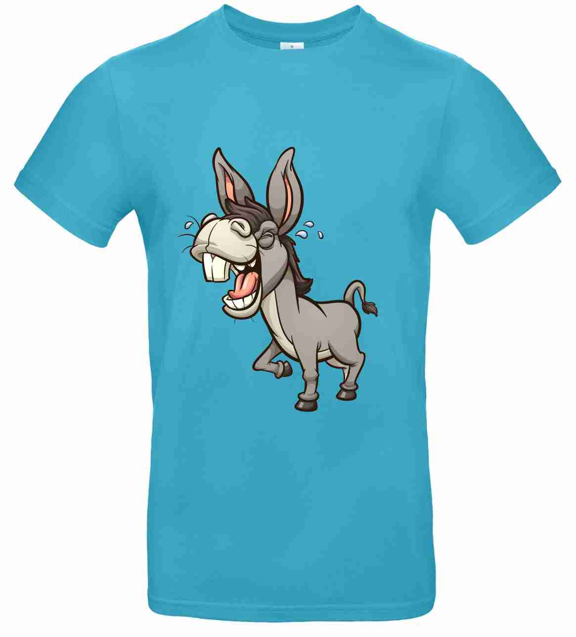 T-Shirt B&C Kids´ Exact 190 BCTK301 Mit Aufdruck "Lustiger Esel" auch zum selbst gestalten