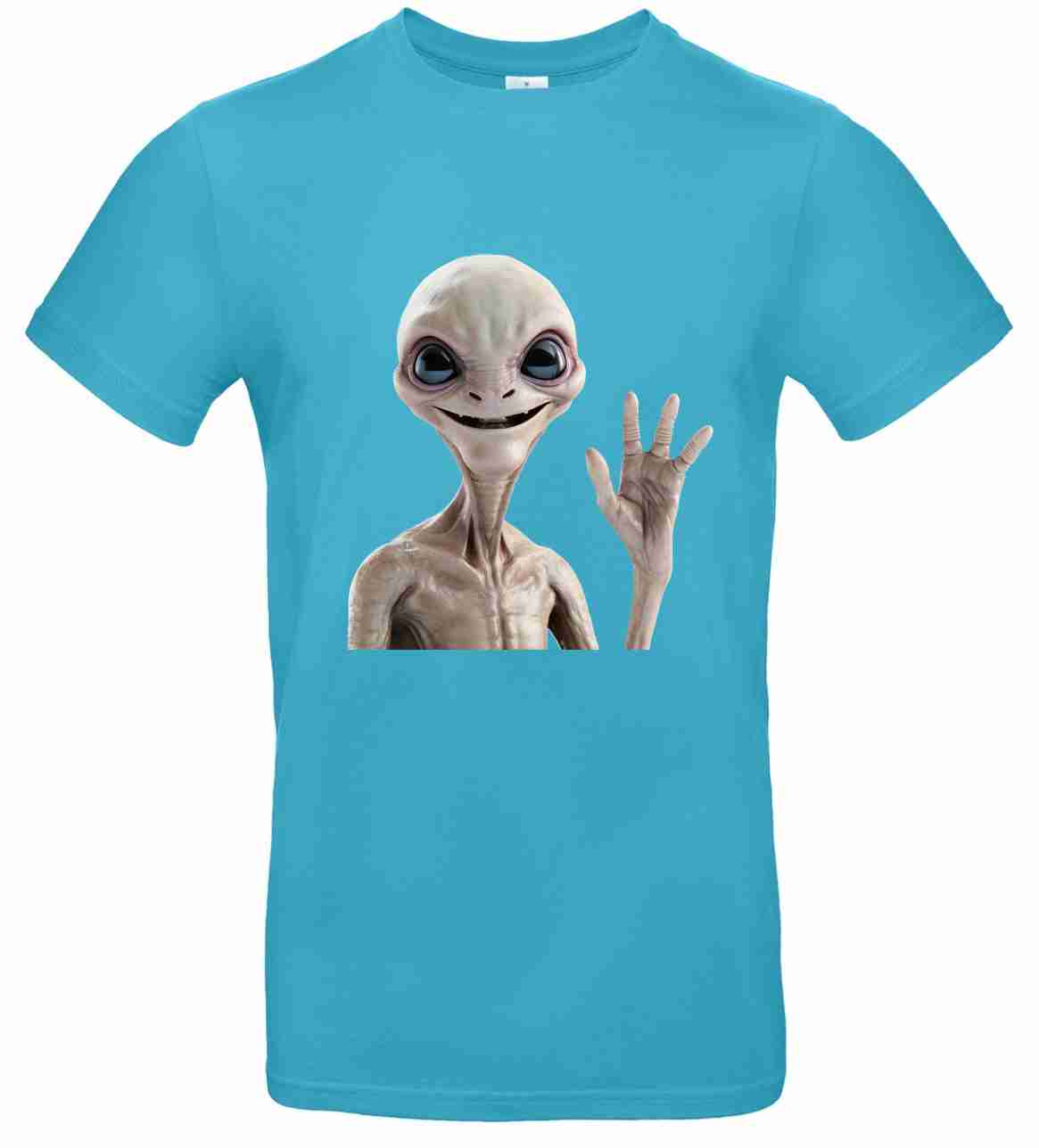 T-Shirt B&C Kids´ Exact 190 BCTK301 Mit Aufdruck "Alien" auch zum selbst gestalten