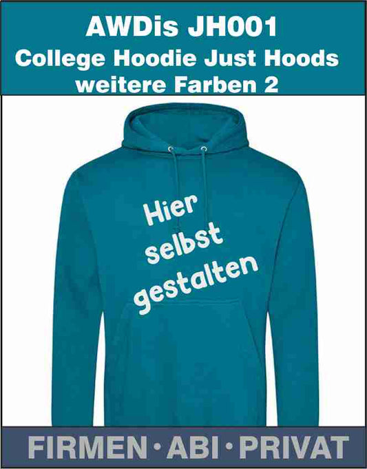 Hoodie AWDis College Just Hoods  JH001 weitere Farben (2)