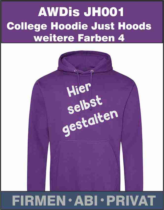 Hoodie AWDis College Just Hoods  JH001 weitere Farben (4)