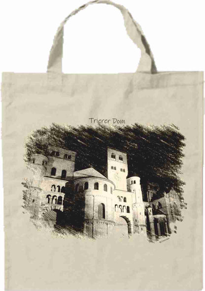 Baumwolltasche mit Aufdruck Trierer Dom - Tex-Druck.de Textildruck & mehr....