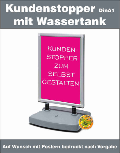 Kundenstopper WINDTALKER® | DIN A1  zum selbst gestalten