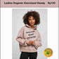 Build Your Brand Ladies Organic Oversized Hoody BY183