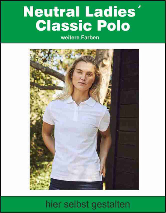 Neutral Ladies´ Classic Polo NE22980 weitere Farbauswahl