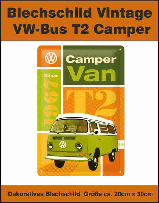 VW Schild Camper bei tex-druck.de