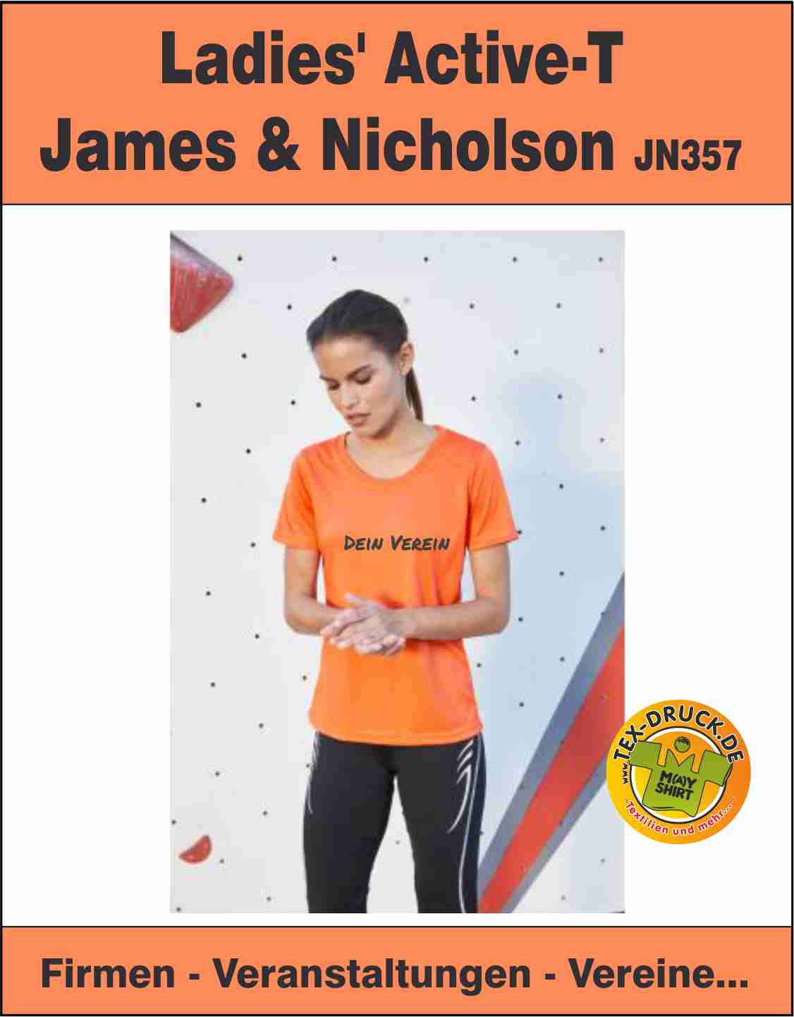 Ladies' Active-T James&Nicholson JN357