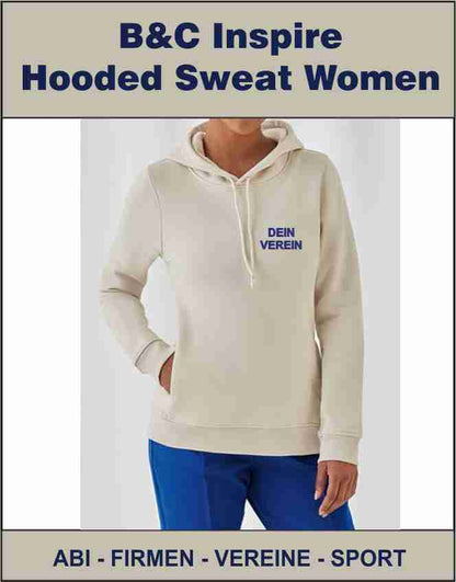 Hooded B&C Inspire Sweat Women (Bio Baumwolle) BCWW34B