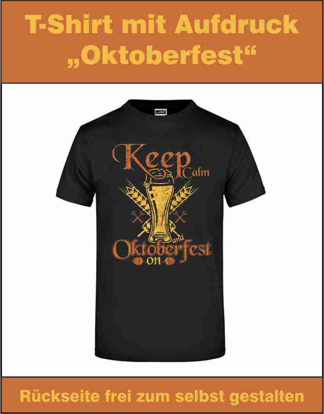 Oktoberfest T-Shirt auch zum selbst gestalten bei tex-druck.de