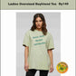 Build Your Brand Ladies Oversized Boyfriend Tee BY149