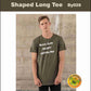 Shaped Long Tee Build Your Brand BY028