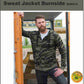 Full Zip Camo Hooded Sweat Jacket Burnside BU8615