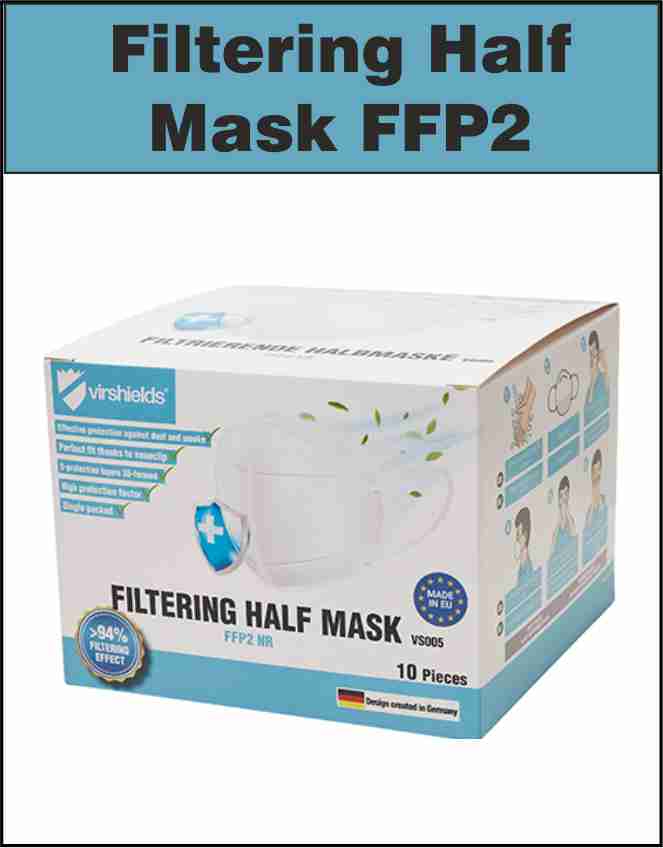 Filtering Half Mask FFP2 NR (10 Stück pro Einheit)