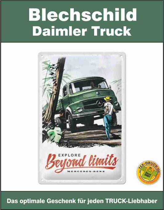 Blechschild Daimler Druck