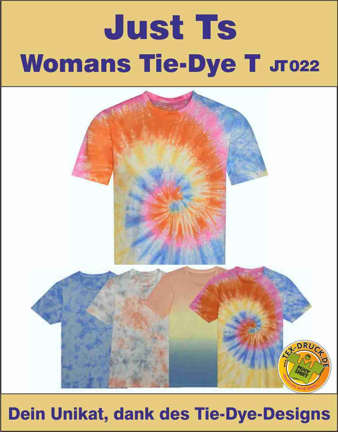 Womans Tie-Dye T Just Ts JT022