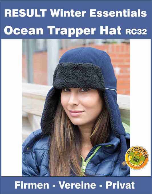 Result Winter Essentials Ocean Trapper Hat RC32