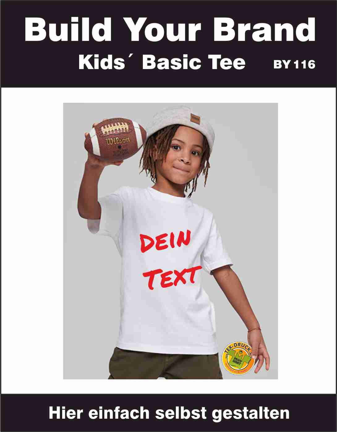 Kids´ Basic Tee Build Your Brand BY116