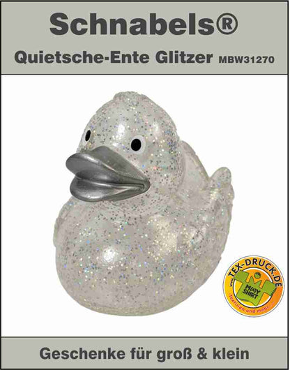 Schnabels® Quietsche-Ente Glitzer MBW31270