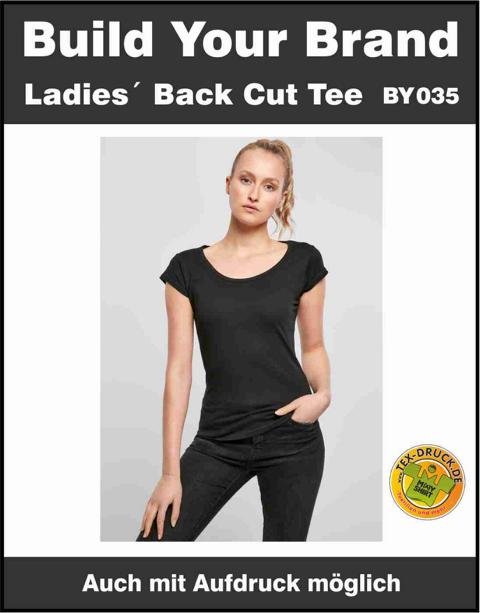 Ladies´ Back Cut Tee Build Your Brand BY035