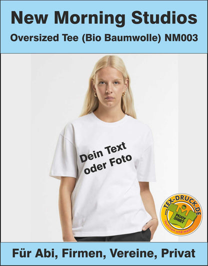 New Morning Studios Oversized Tee (Bio Baumwolle) NM003