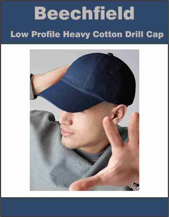 Beechfield Low Profile Heavy Cotton Drill Cap B57