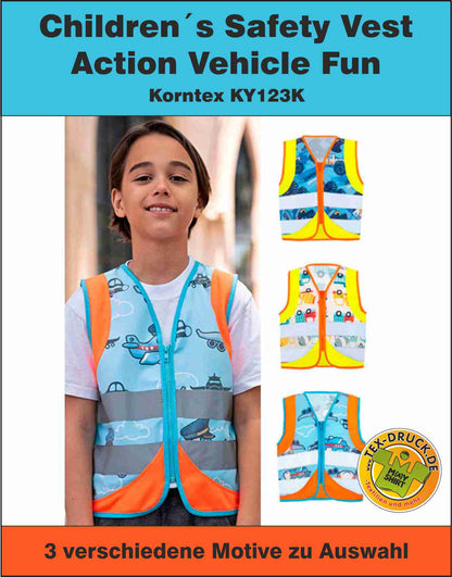 Children´s Safety Vest Action Vehicle Fun CO² Neutral KX123K