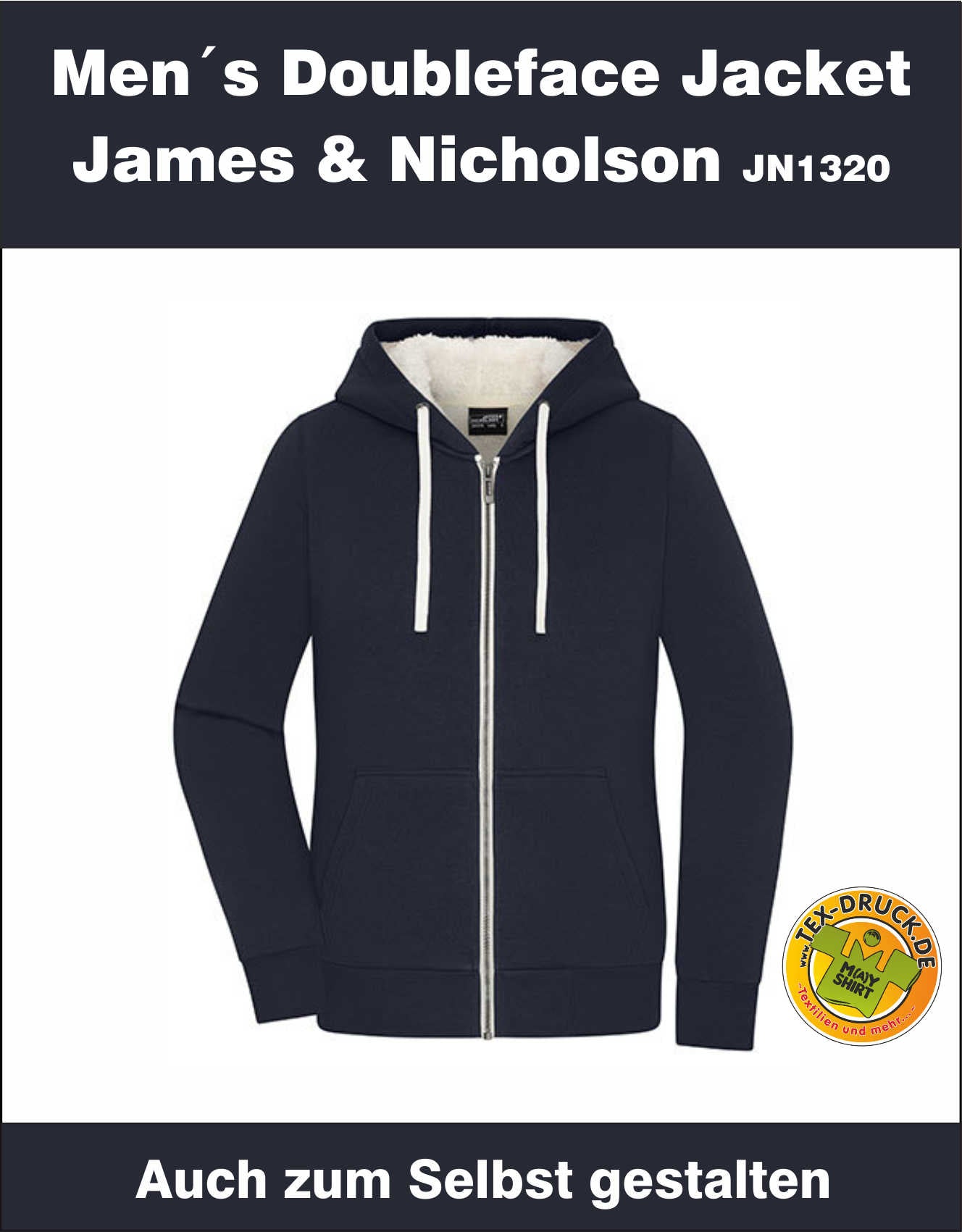 Men´s Doubleface Jacket James&Nicholson JN1320