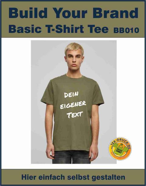 Build Your Brand Basic T-Shirt Tee BB010