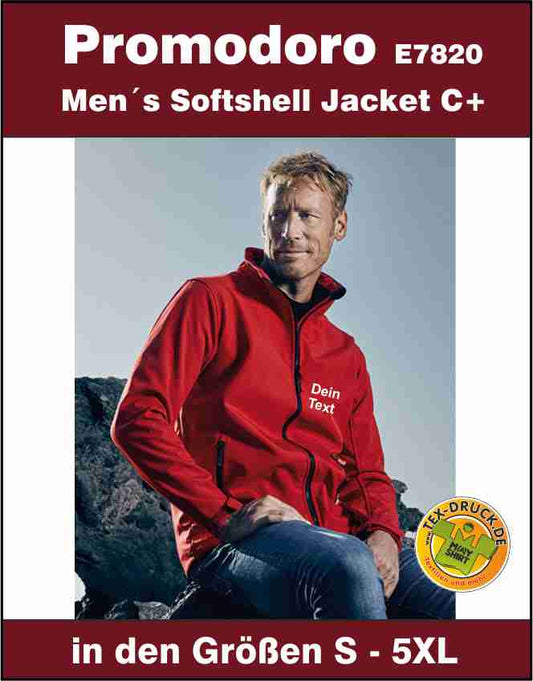 Men´s Softshell Jacket C+ Promodoro E7820