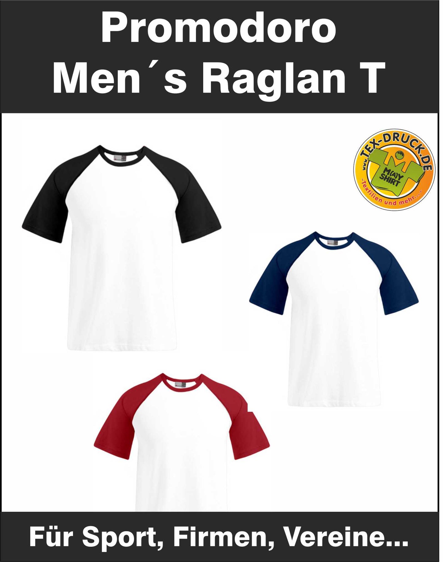 Promodoro Men´s Raglan T