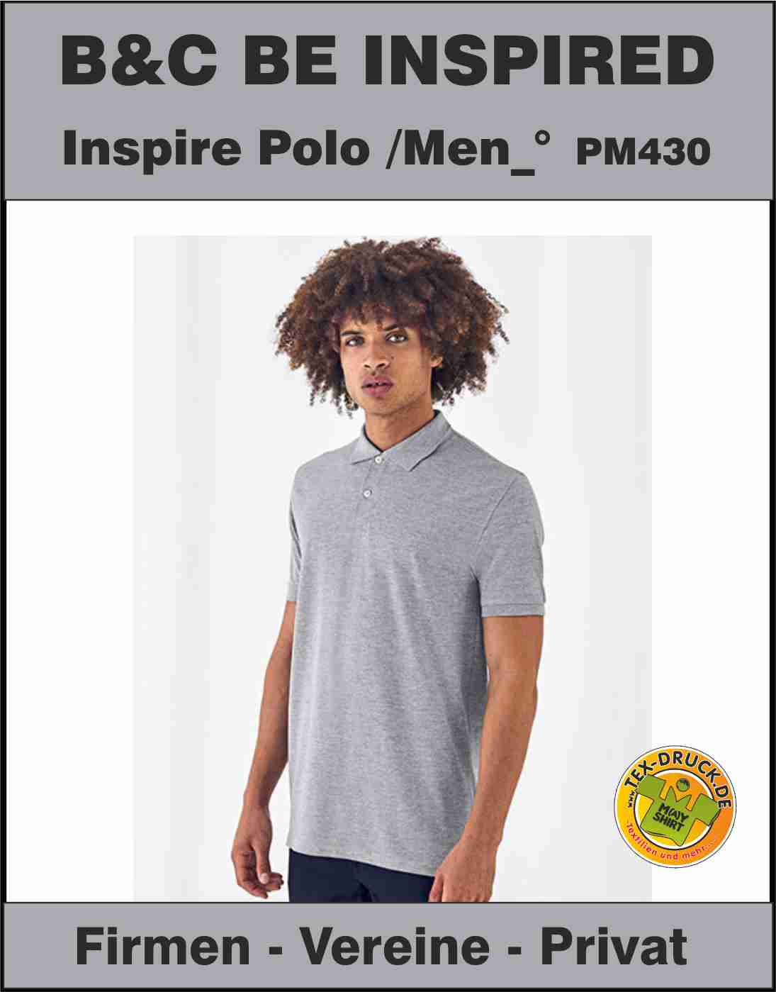 B&C BE INSPIRED Inspire Polo /Men PM430