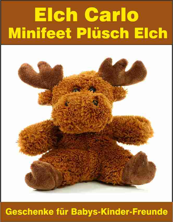 Elch Carlo Minifeet Plüsch Elch MBW60600