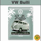 Blechschild VW Bus Bulli 30x40 cm das optimale Geschenk für jeden VW-Liebhaber