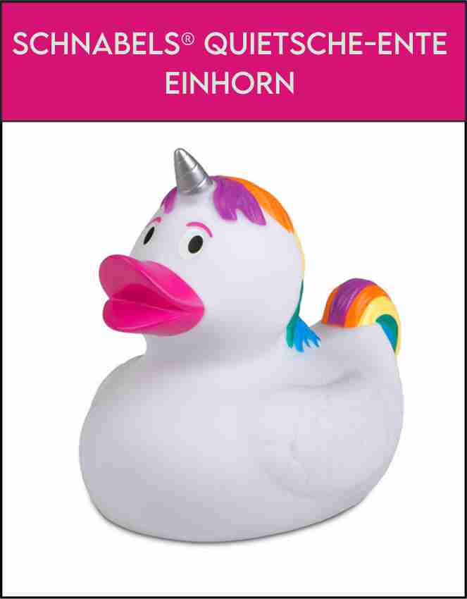 Schnabels® Quietsche-Ente Einhorn