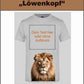 T-Shirt mit Aufdruck "Löwenkopf"