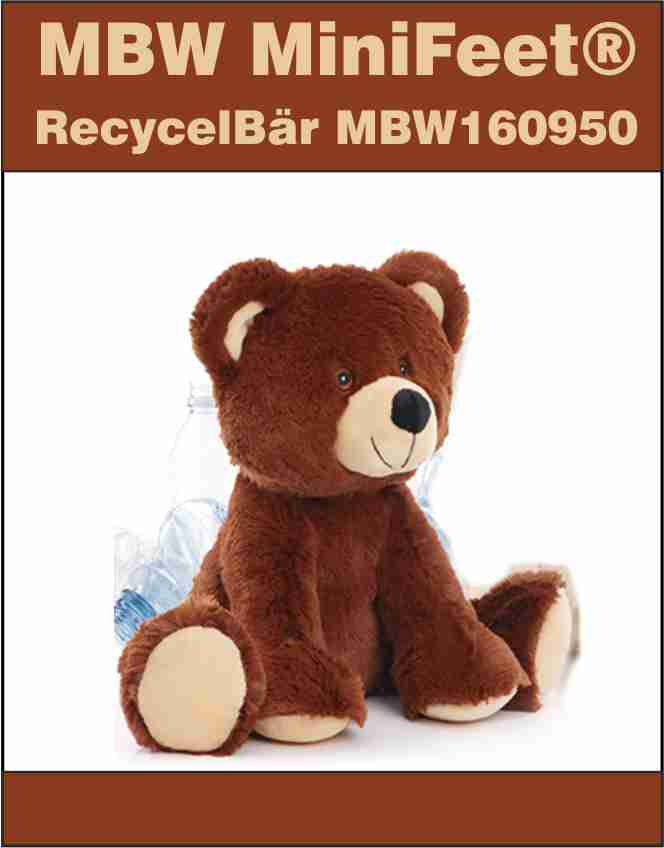 MBW  MiniFeet® RecycelBär MBW160950