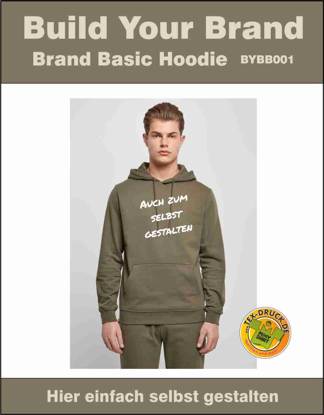 Build Your Brand Ladies´ Basic Hoody BB007