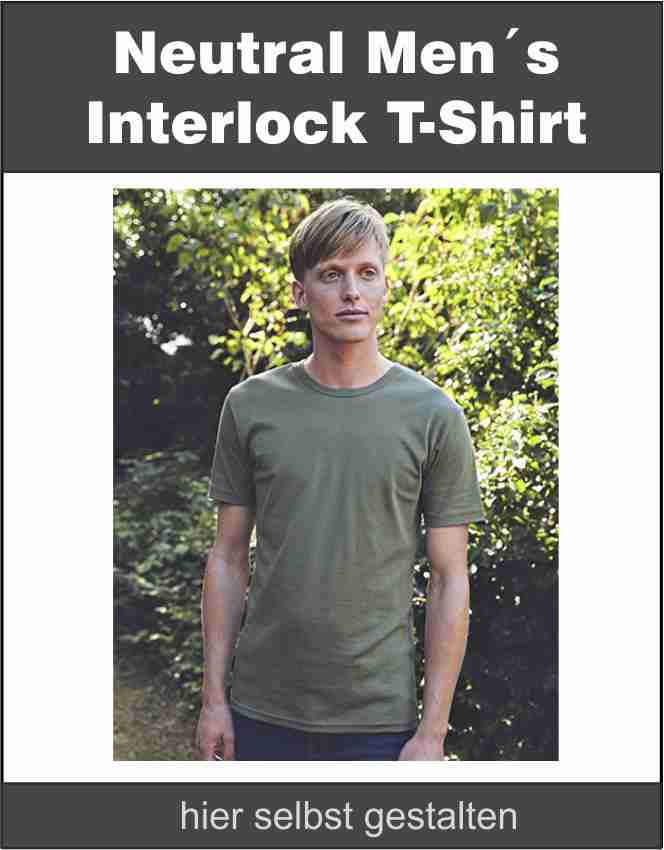 Neutral Men´s Interlock T-Shirt NE61030