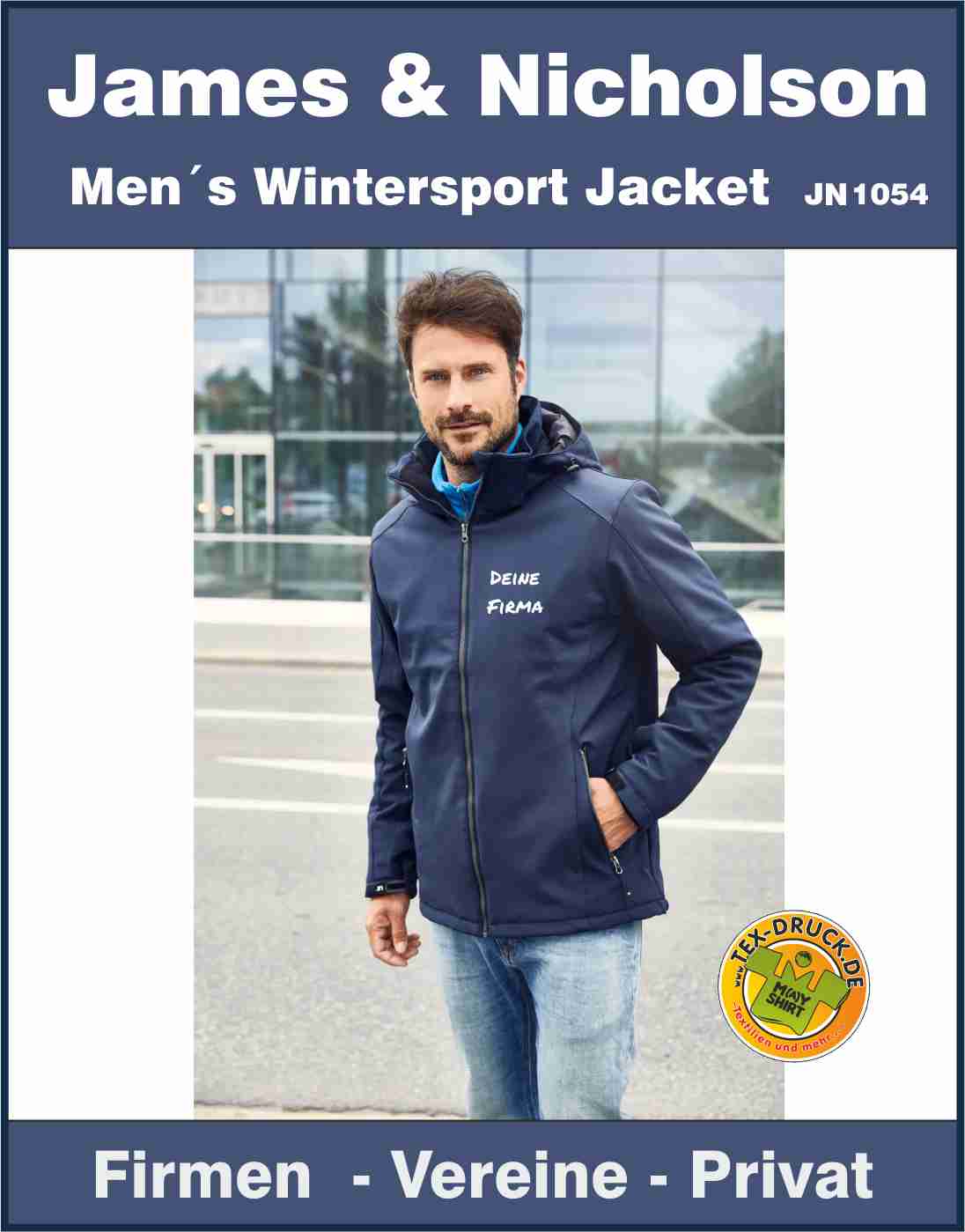 Men´s Wintersport Jacket   James & Nicholson JN1054