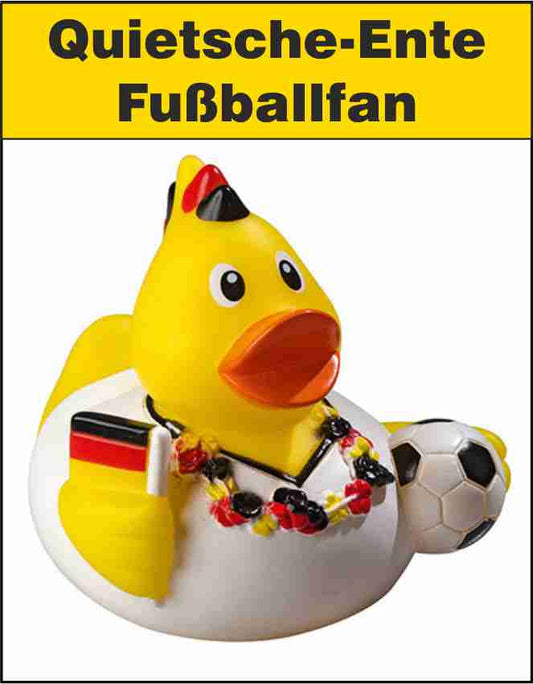 Schnabels® Quietsche-Ente Fußballfan