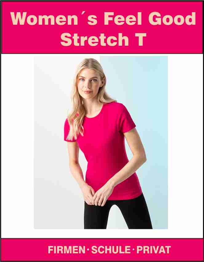 SF  Women´s Feel Good Stretch T  SF121 (Vegan)