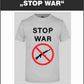 T-Shirt mit Aufdruck Stop War