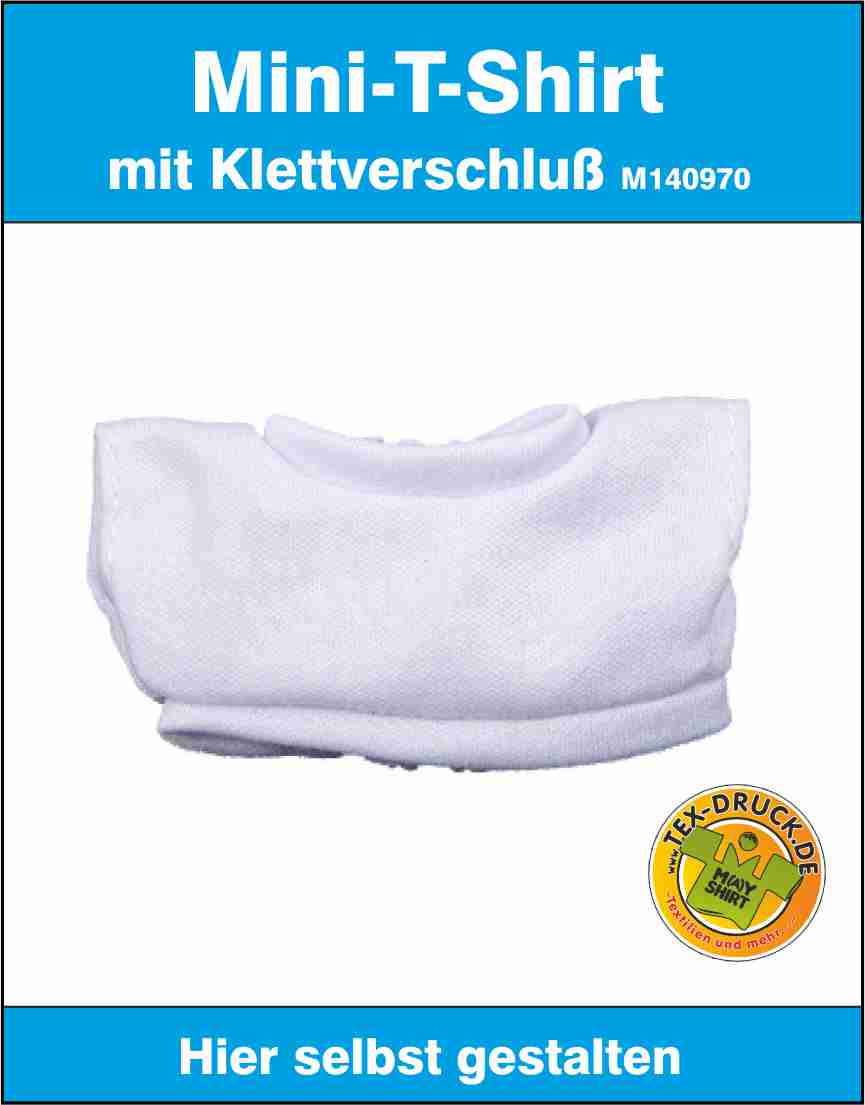 Mini-T-Shirt mit Klettverschluß M140970