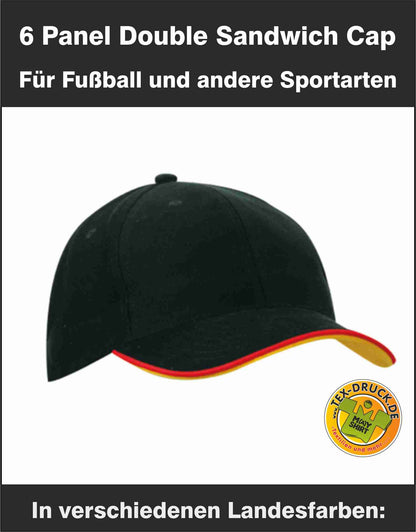 6 Panel Double Sandwich Cap